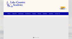 Desktop Screenshot of lakecountryacademy.com